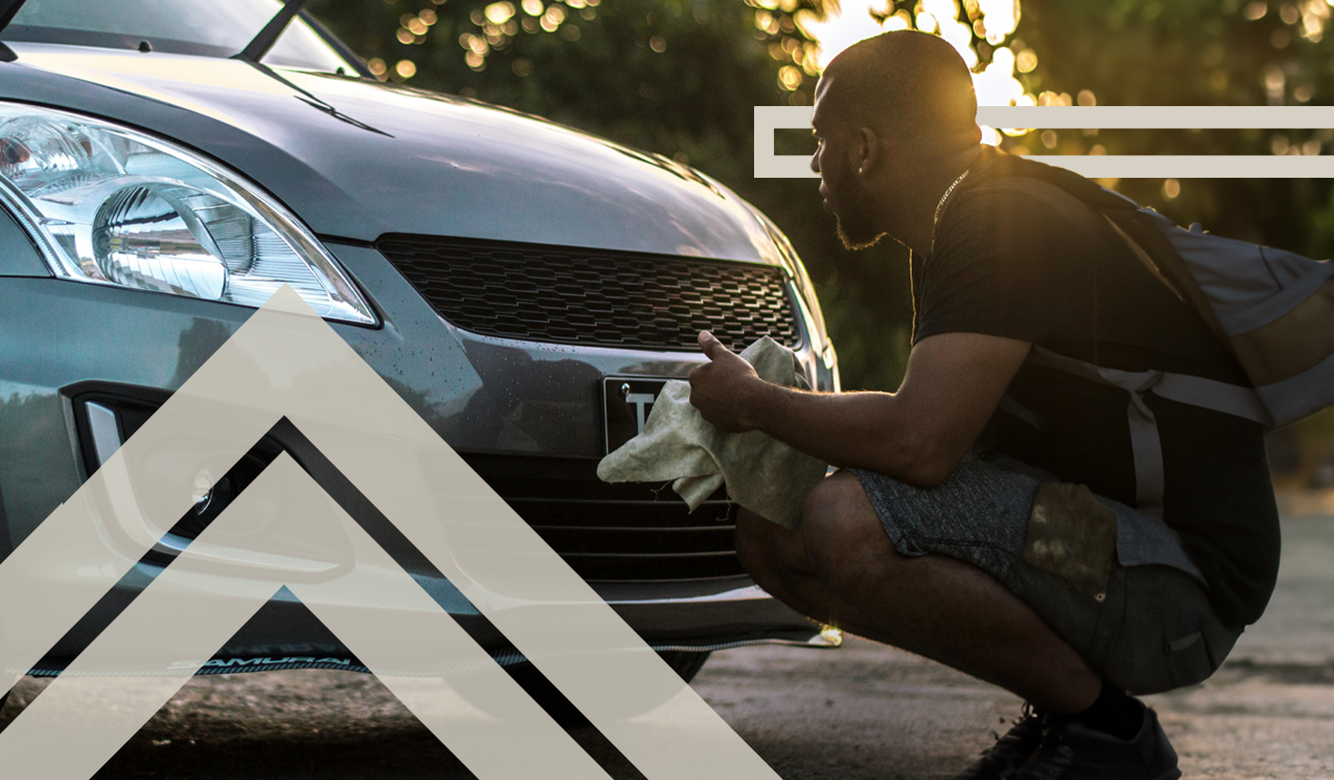 Male looking at Car and Financing their auto loan with Equity Bank in Missouri, US.